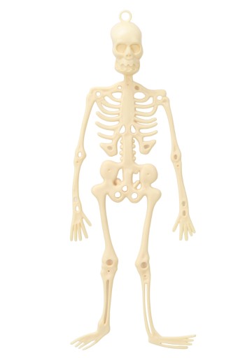 Prívesok s kostrou Halloweenska dekorácia s kostrou