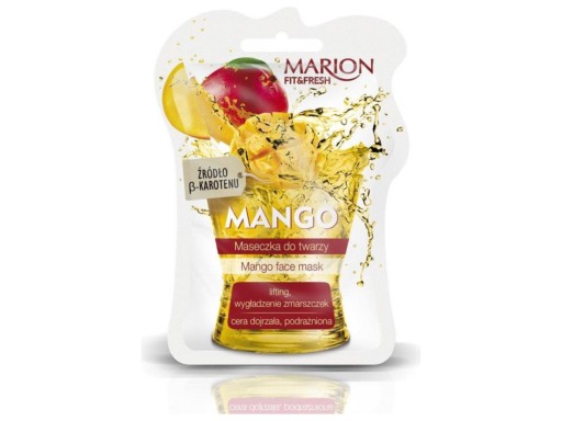 Marion pleťová maska hydratačná a vyhladzujúca vrásky MANGO 7,5 ml