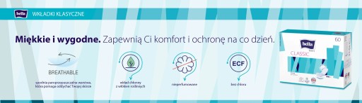 BELLA PANTY Klasické hygienické vložky 60 ks.