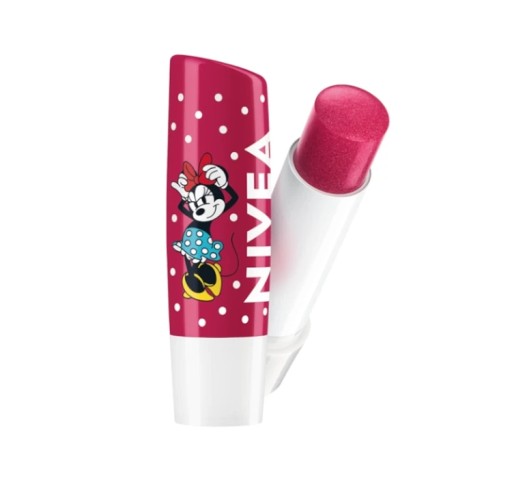 NIVEA Disney Výživný rúž - Cherry Cupcake Minnie Mouse - ed