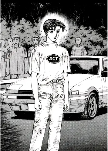 Anime Manga Initial D initd_012 A3 Plagát