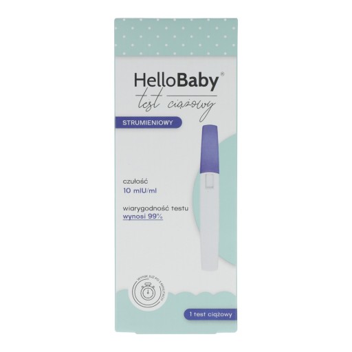 Streamingový tehotenský test HelloBaby, 1 kus