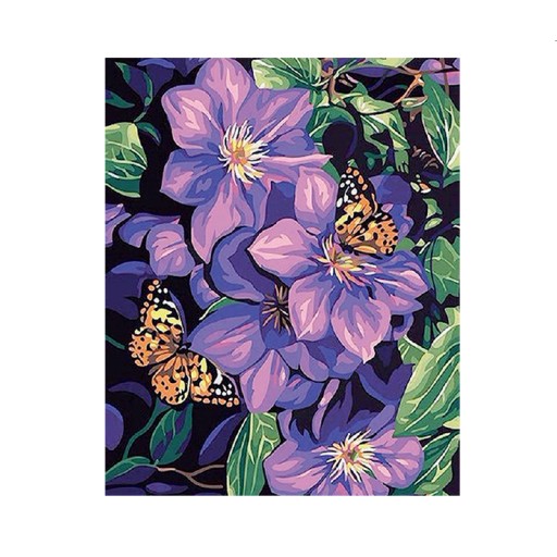 Diamantové vyšívanie Diamantové kvety 30x40cm DPX-02875