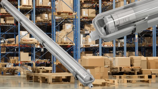 HERMETICKÉ SVIETIDLÁ PRE T8 LED SÚŤAŽNÉ LAMPY 1x60CM, VODEODOLNÉ DO GARÁŽE