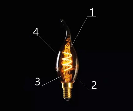 KANLUX LED žiarovka ozdobná sviečka E14 s malým závitom 2,5W=15W teplá