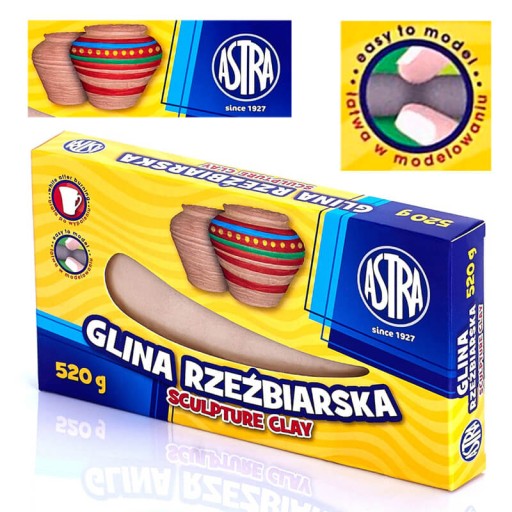Astra tvrdnúca sochárska hlina 520g