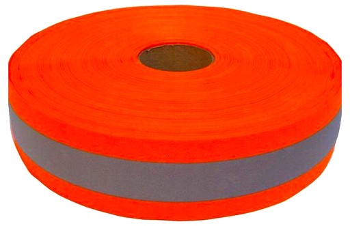 FLUO REFLEXNÁ VÝSTRAŽNÁ PÁSKA, šírka 5cm