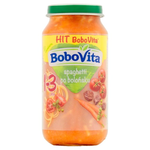BoboVita Junior Špagety Bolognese 1-3 roky 250 g
