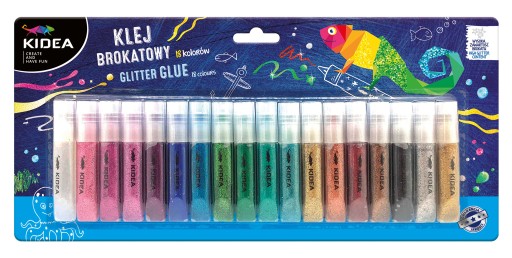 GLITROVÁ SET 6 ML KIDEA 18 FARIEB GLITR