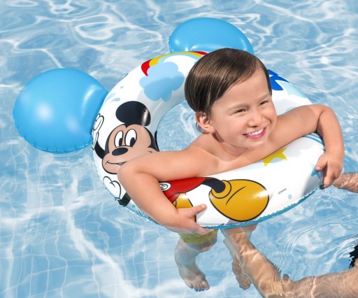 Bestway 9102K Disney Junior Mickey&Friends krúžok na plávanie 74 cm x 76 cm