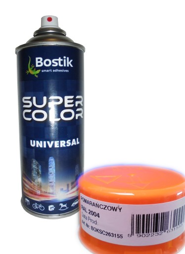 BOSTIK RAL 2004 oranžová farba v spreji 400ml