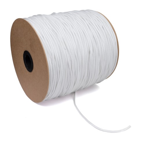 BIELE POLYPROPYLÉNOVÉ LANO Silné pletené lano 6mm 20M