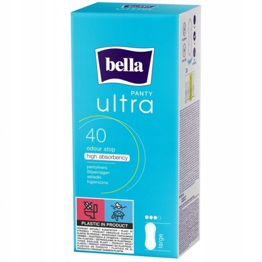 VLOŽKY BELLA PANTY ULTRA Veľké 40 kusov