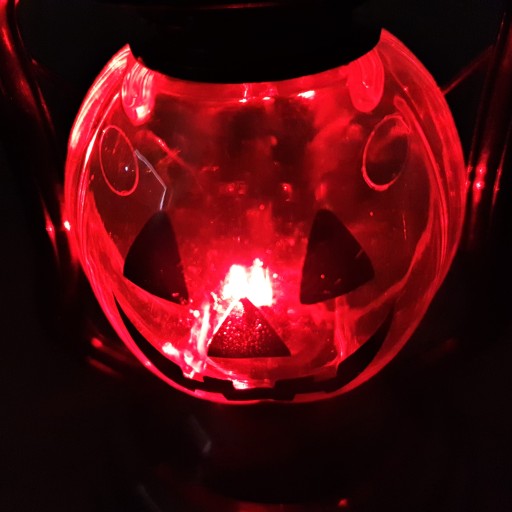LED HALLOWEEN TEKVICOVÁ LAMPA + BATÉRIE DEKORATÍVNA LAMPA DEKORATÍVNA LAMPIÓNA
