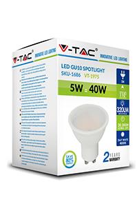 SET HERMETIC LIGHT + LED GU10 5W + zástrčka