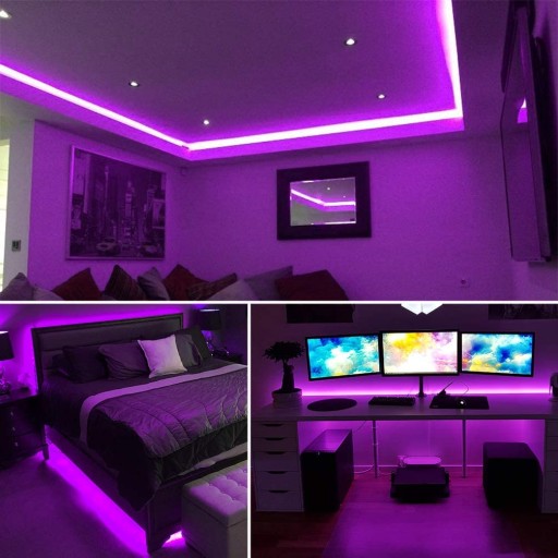 LED pásik IP20 12V 2835 6W UV ultrafialový 1mb