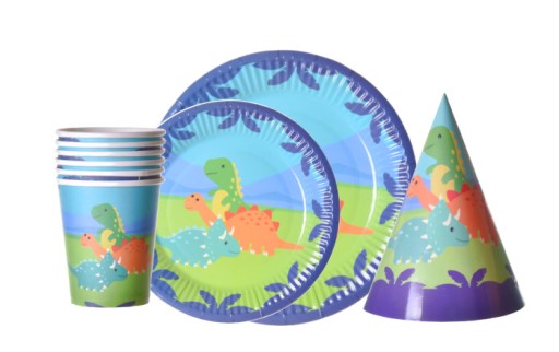 Dinosaury papierové taniere 23 cm 6 ks