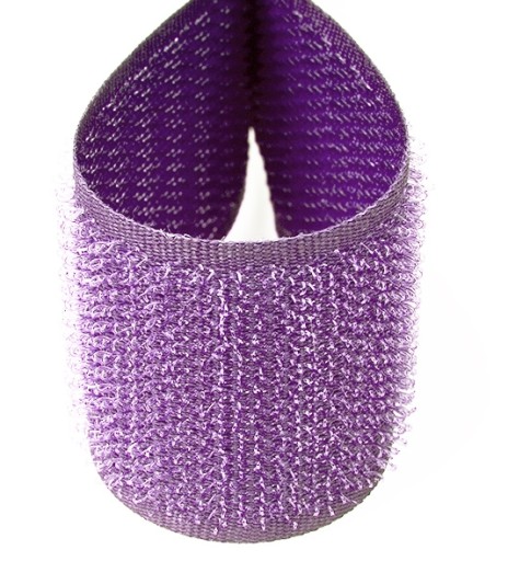 SADA PÁSKY NA VELCRO 20 MM FIALOVÁ