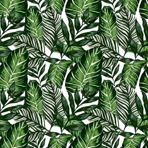 SAMOLEPIACA NÁBYTKOVÁ DYHA 45x50 ORIENTÁLNE LISTY MONSTERA