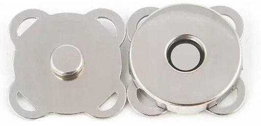 MAGNETICKÉ ZAPÍNANIE NA SAMOŠITIE 18MM STRIEBORNÉ