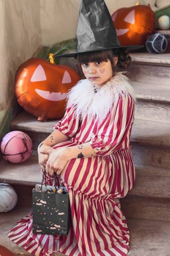 Tekvicový fóliový balónik NA HALLOWEEN oranžový 40x40 cm OZDOBNÁ OZDOBA
