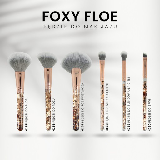 Donegal Make-up štetec na miešanie Foxy Floe tieňov, magická rukoväť
