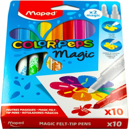 Farebne meniace fixky Maped Magic 10 ks