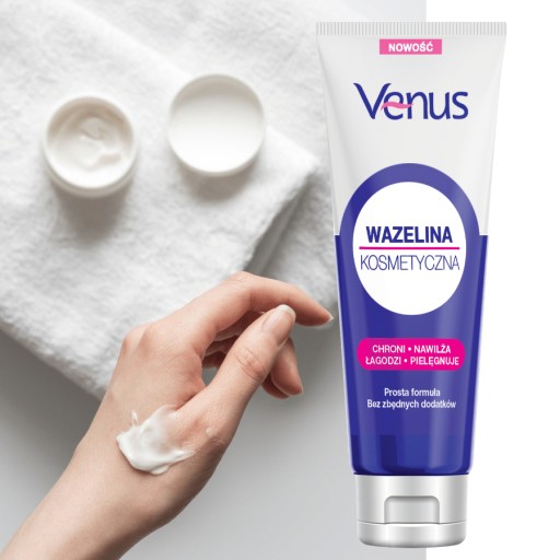 Kozmetická vazelína Venus / hydratuje suché pery, lakte, ruky 100ml