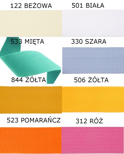 PODPORNÁ PÁSKA. 46 FARIEB! Šírka 3 cm 30 mm