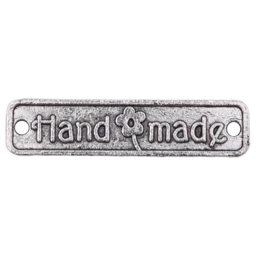 Plechový štítok s nápisom ANTIQUE SILVER musí mať 2469