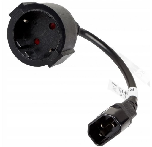 ADAPTÉR ADAPTÉR PRE UPS SCHUKO ZÁSUVKA POČÍTAČA 3x0,75 0,2m