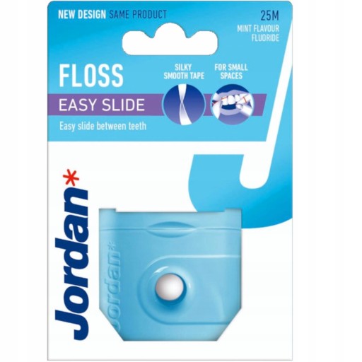 JORDAN EASY SLIDE DENTAL flosser 25m plochý