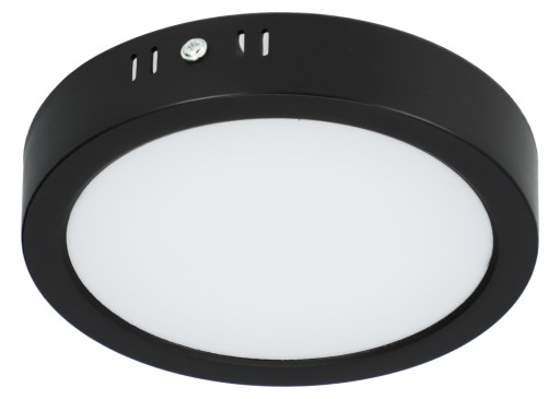 PRIVRCHOVÁ STROPNÁ LED PANELY 18W, ČIERNA