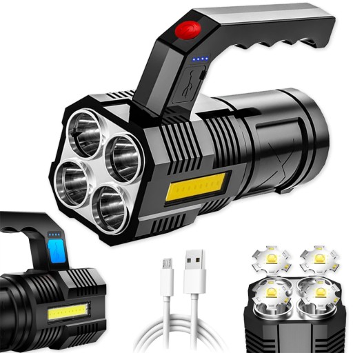 LED VOJENSKÁ TAKTICKÁ BATERKA, VYHĽADÁVAČ, BATÉRIA