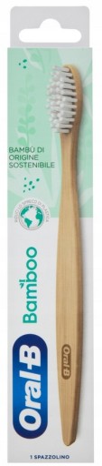 Zubná kefka OralB BAMBOO s rastlinnými štetinami