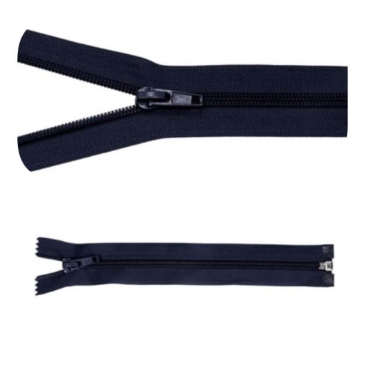 Zips 50cm námornícka modrá 5ks MIKINA Zips