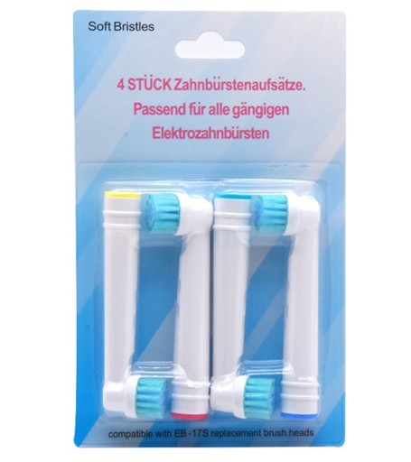 Hlavice zubnej kefky Oral-B Braun EB17S-P 4 ks