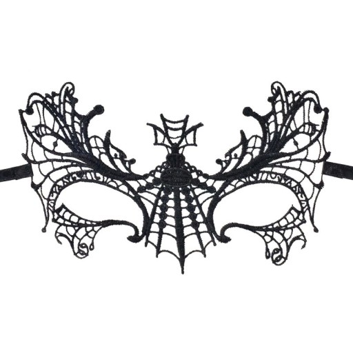 LACE SPIDER maska na oči karneval, ples, párty
