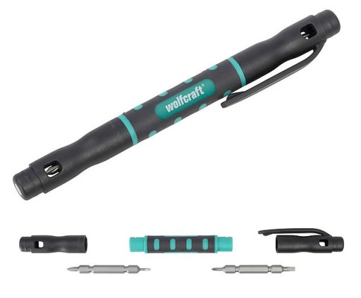 WOLFCRAFT Presný skrutkovač so sadou magnetov