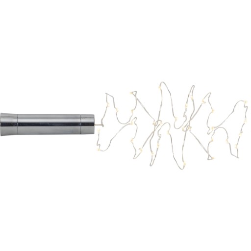 Ozdobná reťaz 40LED, 200cm, napájaná batériami 728-04
