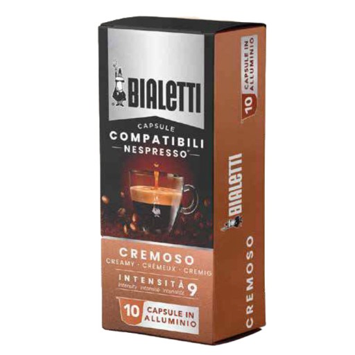 Káva Bialetti Nespresso Cremoso 10 výčapných kapsúl