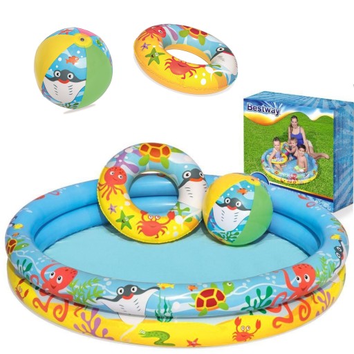 BESTWAY Pool Nafukovací bazénový guľový kruh 51124N