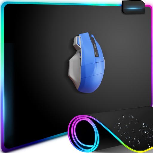 RGB LED USB HRANÁ PODLOŽKA PRE STOLÚ MYŠ SVIETENÁ 35x25cm
