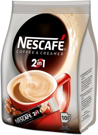 Nescafé 2v1 Coffee & Creamer Instantný kávový nápoj 80 g 10 x 8 g