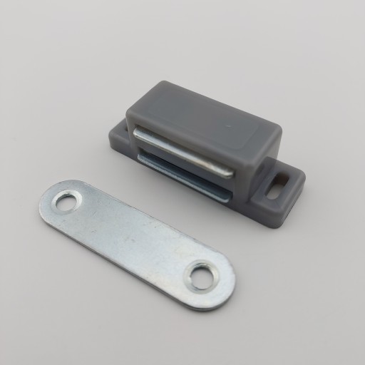 MAGNETOVÁ ZÁPADKA NÁBYTKU MAGNETICKÁ ZÁPADKA DVERÍ SILNÝ POPEL SIVÁ