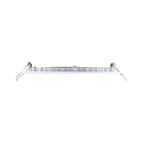 STRUHM SLIM zápustné stropné svietidlo, biele, 6W, 12cm, farba studená