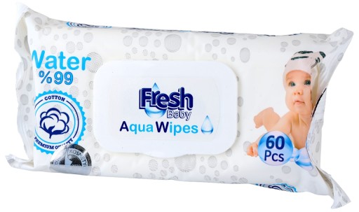 Aqua Wipes vlhčené obrúsky 1 x 60 ks.