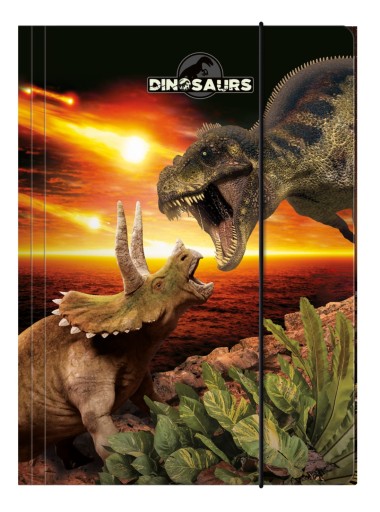 Zložka A4 s gumičkou Dinosaur Derform