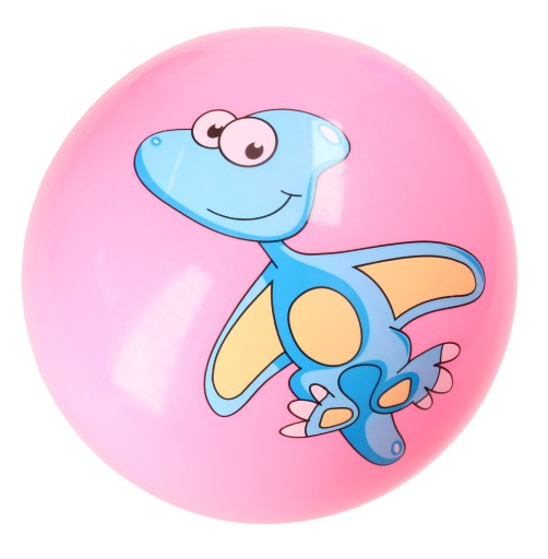 GUMOVÁ GULIČKA ZÁHRADNÁ DINOSAURY 23CM RÔZNE FARBY