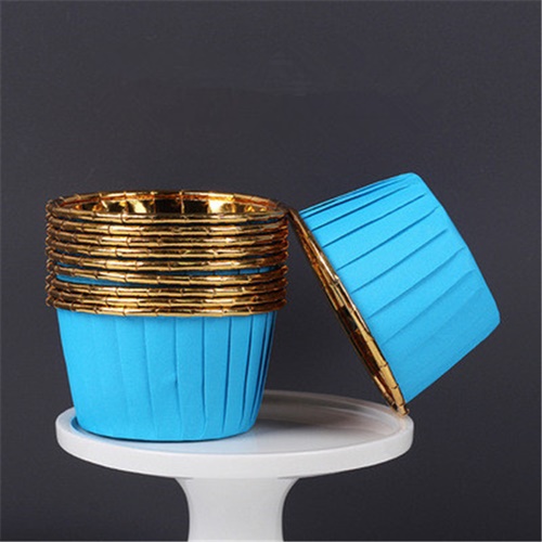 MUFFIN LINERS formičky na košíčky DECORATIONS narodeninové modré 20 ks